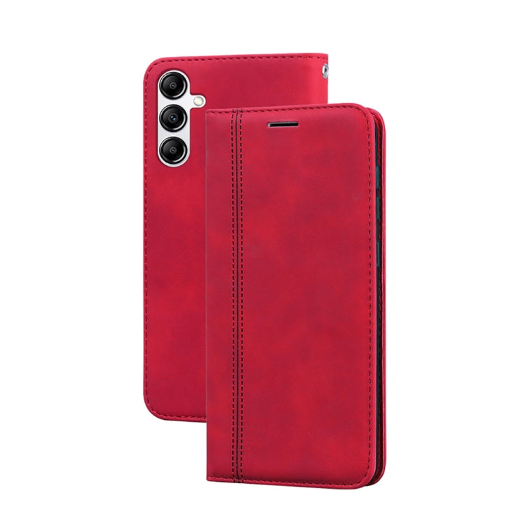 Frosted Business Magnetic Horizontal Flip PU Phone Case, ForSamsung Galaxy S24 Ultra, For Samsung Galaxy S24+, For Samsung Galaxy S24, For Samsung Galaxy A05, For Samsung Galaxy A24 4G, For Samsung Galaxy A14 4G / 5G, For Samsung Galaxy A34 5G���������...