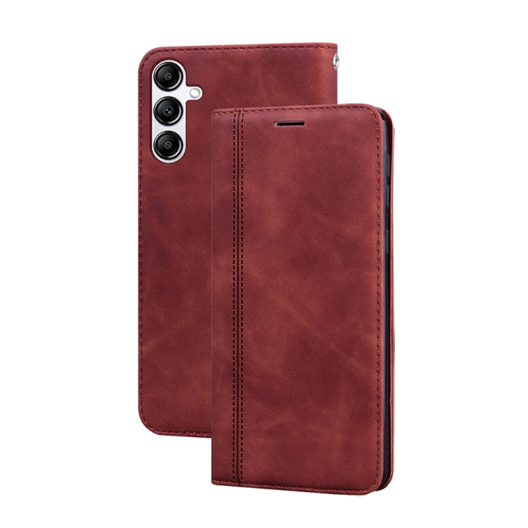 Frosted Business Magnetic Horizontal Flip PU Phone Case, ForSamsung Galaxy S24 Ultra, For Samsung Galaxy S24+, For Samsung Galaxy S24, For Samsung Galaxy A05, For Samsung Galaxy A24 4G, For Samsung Galaxy A14 4G / 5G, For Samsung Galaxy A34 5G���������...