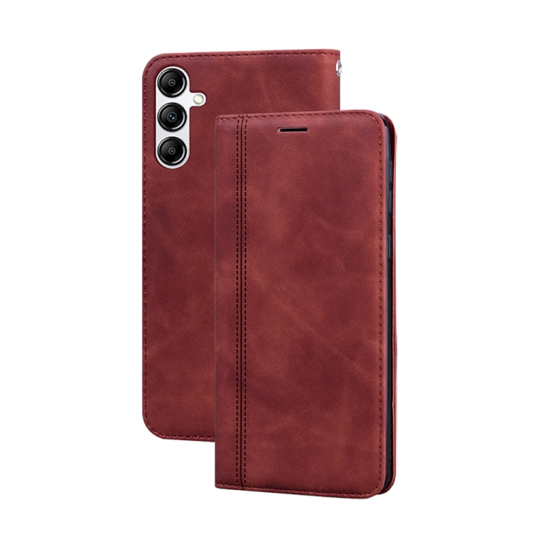 Frosted Business Magnetic Horizontal Flip PU Phone Case, ForSamsung Galaxy S24 Ultra, For Samsung Galaxy S24+, For Samsung Galaxy S24, For Samsung Galaxy A05, For Samsung Galaxy A24 4G, For Samsung Galaxy A14 4G / 5G, For Samsung Galaxy A34 5G���������...