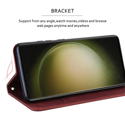 Frosted Business Magnetic Horizontal Flip PU Phone Case, For Samsung Galaxy S23 Ultra 5G, For Samsung Galaxy S23+ 5G, For Samsung Galaxy S23 5G, For Samsung Galaxy A03s