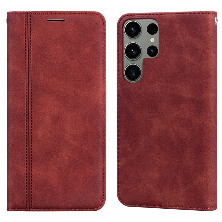 Frosted Business Magnetic Horizontal Flip PU Phone Case, ForSamsung Galaxy S24 Ultra, For Samsung Galaxy S24+, For Samsung Galaxy S24, For Samsung Galaxy A05, For Samsung Galaxy A24 4G, For Samsung Galaxy A14 4G / 5G, For Samsung Galaxy A34 5G���������...