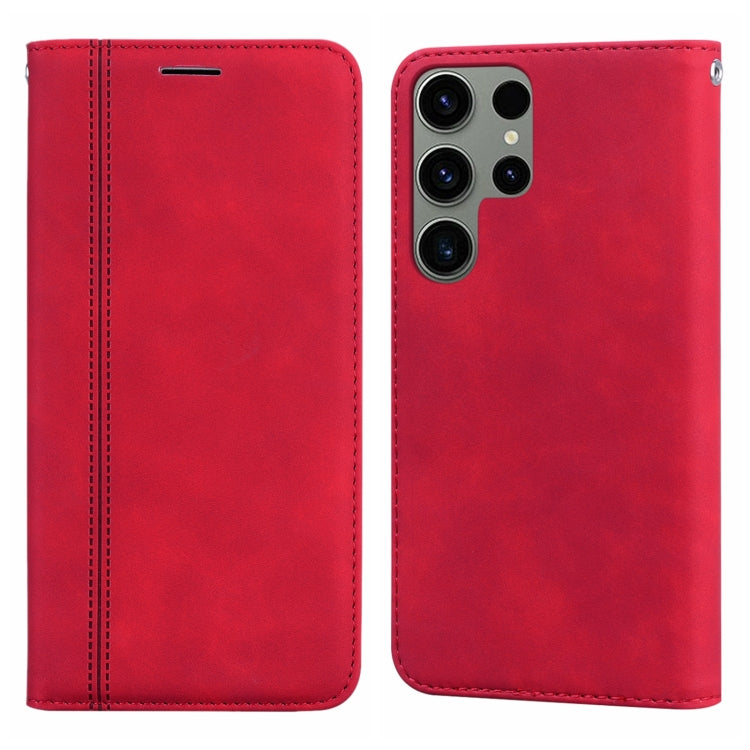Frosted Business Magnetic Horizontal Flip PU Phone Case, ForSamsung Galaxy S24 Ultra, For Samsung Galaxy S24+, For Samsung Galaxy S24, For Samsung Galaxy A05, For Samsung Galaxy A24 4G, For Samsung Galaxy A14 4G / 5G, For Samsung Galaxy A34 5G���������...