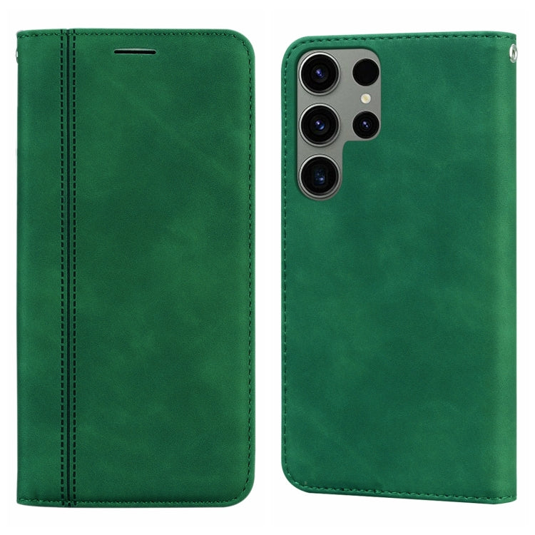 Frosted Business Magnetic Horizontal Flip PU Phone Case, ForSamsung Galaxy S24 Ultra, For Samsung Galaxy S24+, For Samsung Galaxy S24, For Samsung Galaxy A05, For Samsung Galaxy A24 4G, For Samsung Galaxy A14 4G / 5G, For Samsung Galaxy A34 5G���������...