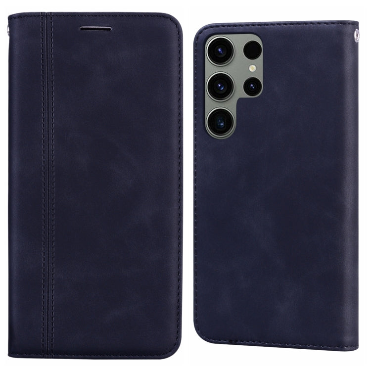 Frosted Business Magnetic Horizontal Flip PU Phone Case, ForSamsung Galaxy S24 Ultra, For Samsung Galaxy S24+, For Samsung Galaxy S24, For Samsung Galaxy A05, For Samsung Galaxy A24 4G, For Samsung Galaxy A14 4G / 5G, For Samsung Galaxy A34 5G���������...