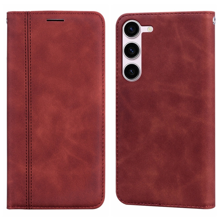 Frosted Business Magnetic Horizontal Flip PU Phone Case, ForSamsung Galaxy S24 Ultra, For Samsung Galaxy S24+, For Samsung Galaxy S24, For Samsung Galaxy A05, For Samsung Galaxy A24 4G, For Samsung Galaxy A14 4G / 5G, For Samsung Galaxy A34 5G���������...