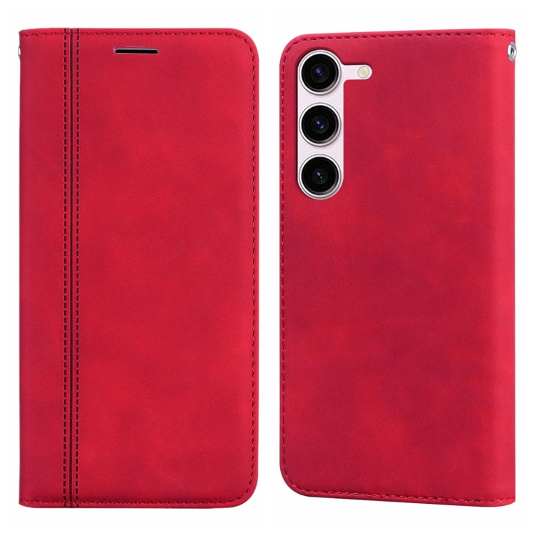 Frosted Business Magnetic Horizontal Flip PU Phone Case, ForSamsung Galaxy S24 Ultra, For Samsung Galaxy S24+, For Samsung Galaxy S24, For Samsung Galaxy A05, For Samsung Galaxy A24 4G, For Samsung Galaxy A14 4G / 5G, For Samsung Galaxy A34 5G���������...