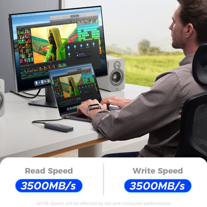علبة ORICO CNM2-U4 SSD بمنفذ USB4 M.2 NVMe بسرعة 40 جيجابت في الثانية، CNM2-U4