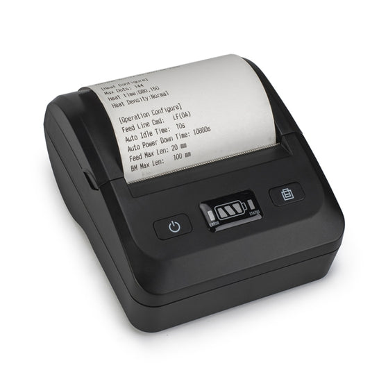 طابعة حرارية محمولة BT-802 مقاس 80 مم بمنفذ USB-C/Type-C + بلوتوث، قابس الاتحاد الأوروبي، قابس الولايات المتحدة