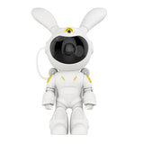 G001 Space Rabbit Starry Sky Projection Lamp Bedroom Laser Atmosphere Light(White)