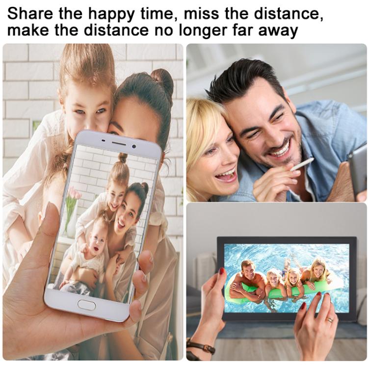 XCLT2150 21.5 inch IPS Screen WiFi Digital Cloud Photo Frame Wall Mounted LED Advertising Machine, US Plug, UK Plug, EU Plug, AU Plug