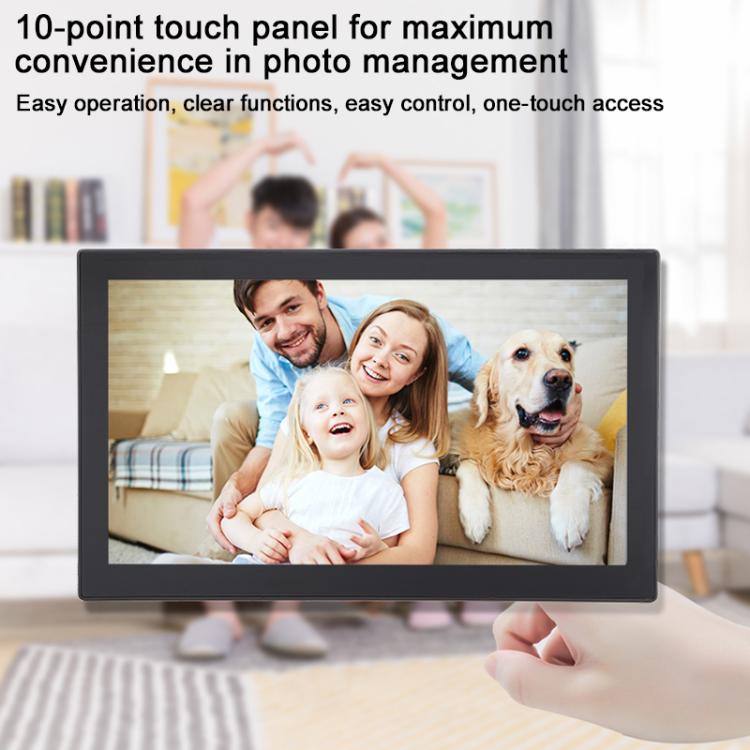 XCLT2150 21.5 inch IPS Screen WiFi Digital Cloud Photo Frame Wall Mounted LED Advertising Machine, US Plug, UK Plug, EU Plug, AU Plug