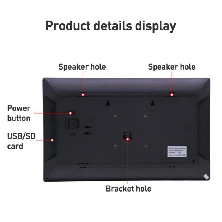 XCLT-1730 17.3 inch LED HD Screen WIFI Cloud Photo Frame with Stand, AU Plug, US Plug, EU Plug, UK Plug