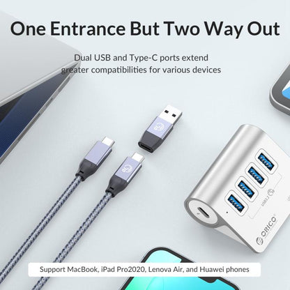 موزع إرساء ORICO M3U7-G2 7 في 1 من النوع C إلى USB 3.2، M3U7-G2