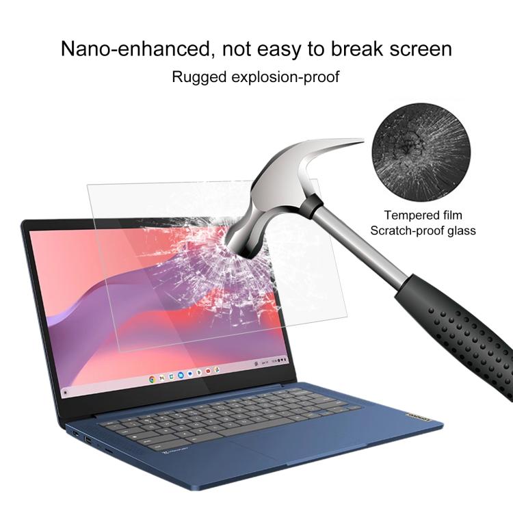 9H 0.3mm Explosion-proof Tempered Glass Film, For Lenovo IdeaPad Slim 3 Gen10 14, For Lenovo IdeaPad Slim 5 Light 14, For Lenovo Chromebook 100e 11.6, For Lenovo IdeaPad Slim 5 Light 13.3, For Lenovo Chromebook Plus 14, For Lenovo IdeaPad Slim 3 Gen8 1...