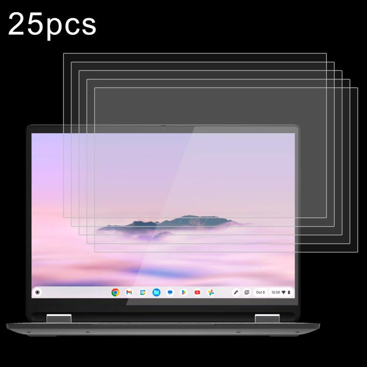 25pcs 9H 0.3mm Explosion-proof Tempered Glass Film, For Lenovo IdeaPad Slim 3 Gen10 14, For Lenovo IdeaPad Slim 5 Light 14, For Lenovo Chromebook 100e 11.6, For Lenovo IdeaPad Slim 5 Light 13.3, For Lenovo Chromebook Plus 14����������������������������...