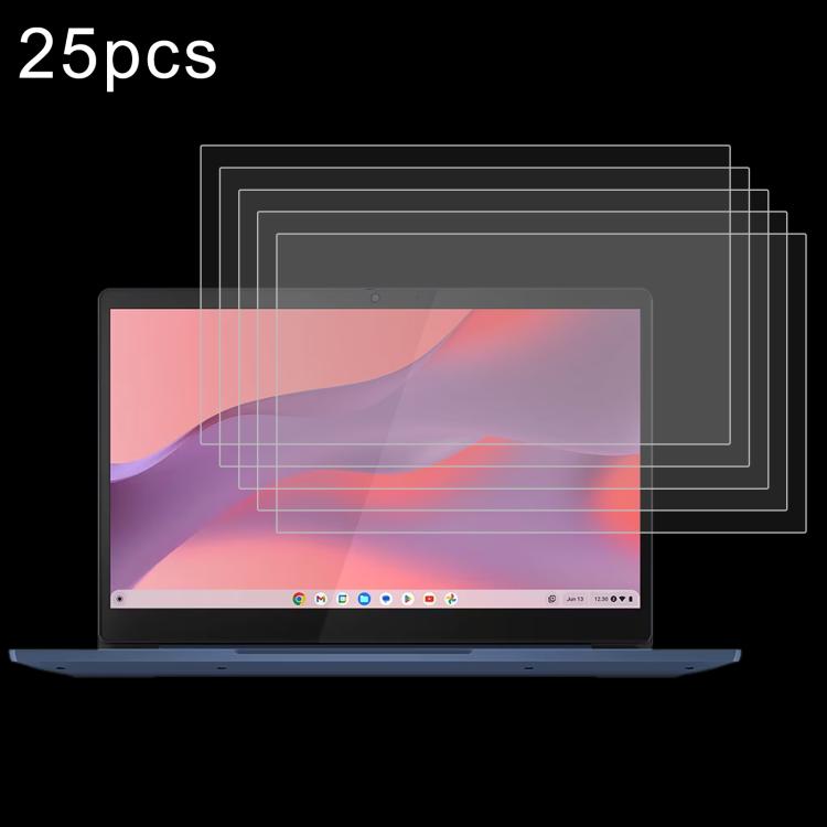 25pcs 9H 0.3mm Explosion-proof Tempered Glass Film, For Lenovo IdeaPad Slim 3 Gen10 14, For Lenovo IdeaPad Slim 5 Light 14, For Lenovo Chromebook 100e 11.6, For Lenovo IdeaPad Slim 5 Light 13.3, For Lenovo Chromebook Plus 14����������������������������...