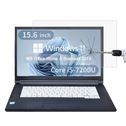 9H 0.3mm Explosion-proof Tempered Glass Film, For Fujitsu LIFEBOOK A577 15.6