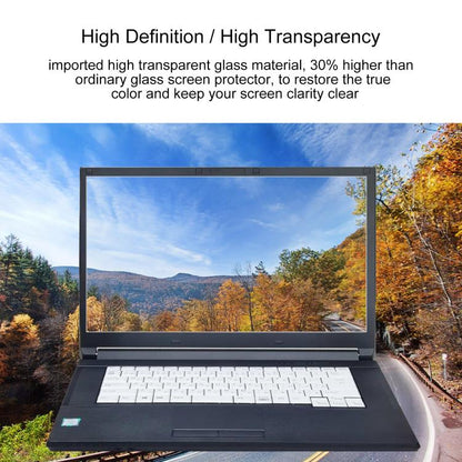 9H 0.3mm Explosion-proof Tempered Glass Film, For Fujitsu LIFEBOOK A577 15.6
