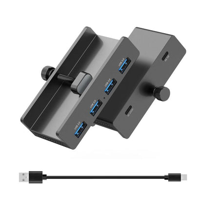 ORICO HCL-4A-Pro Aluminum Alloy 4-port USB3.0 Clamp Hub, HCL-4A-Pro