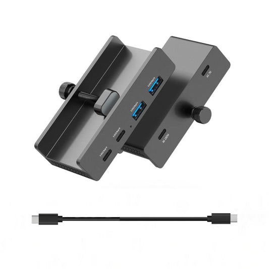 ORICO HCL-2A2C-Pro Aluminum Alloy Dual USB and Dual Type-C Clamp Hub, HCL-2A2C-Pro