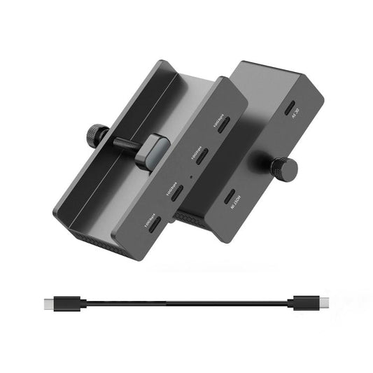 ORICO HCL-4C-Pro Aluminum Alloy 4-port Type-C3.1 Clamp Hub, HCL-4C-Pro