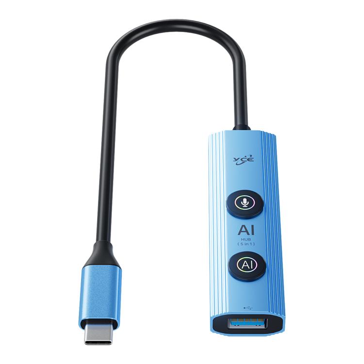 YCE V295 5 in 1 USB-C / Type-C HUB Adapter AI Docking Station, V295