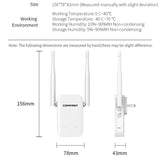 COMFAST CF-WR301S V3 300Mbps Wireless Repeater Router WiFi Signal Amplifier