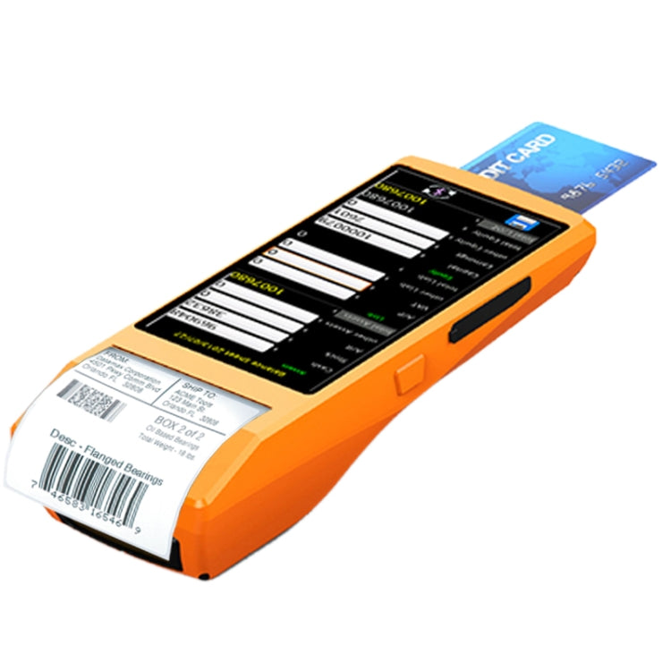 PDA-5501 Multi-function 5.5 inch IPS Screen IP65 Protection All-in-one Intelligent Terminal, Built-in Thermal Line Printer & MIC & Speaker, Support WiFi & Bluetooth & GPS