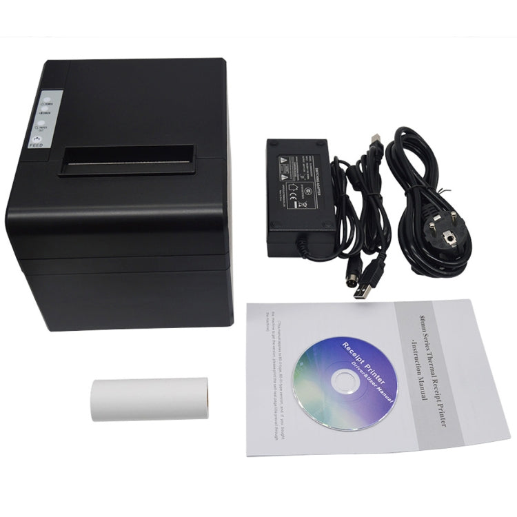 طابعة فواتير حرارية مقاومة للماء والزيت POS-8330 (أسود)، POS-8330