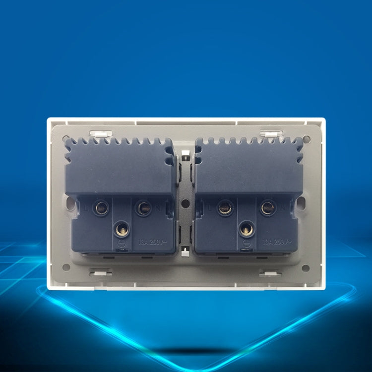 86 Type Three Hole USB Power Socket, UK Plug