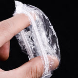 100pcs /Pack Ears Disposable Waterproof Earmuffs Hair Dyeing Bathing Beauty Waterproof Earmuffs(White)