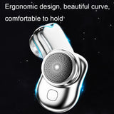 Electric Mini Shaver – USB Rechargeable Waterproof Portable Razor for Men’s Beard & Facial Hair Trimming