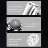 Electric Mini Shaver – USB Rechargeable Waterproof Portable Razor for Men’s Beard & Facial Hair Trimming