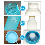550mL Frost Leak-proof Plastic Portable Soda Bottle Sealed Simple Student Handy Beverage Bottle