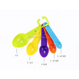 9 in 1 Colorful Pointed Plastic Measuring Spoon Measuring Cup Baking Tool Set