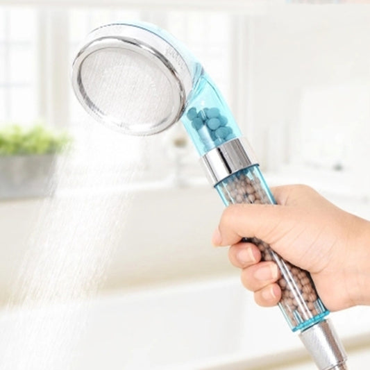 PC Negative Ions Shower Head, Size: Small, Interface: 2cm(Blue)  Same-day Shipping on orders before 6PM (GMT+8)