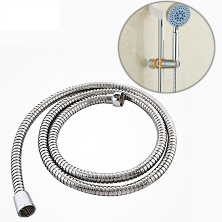 1.5m Flexible Stainless Steel Showerhead Hose Pipe Double Interlock Copper Interface Anti Burst Bath Water Pipe  Same-day Shipping on orders before 6PM (GMT+8)