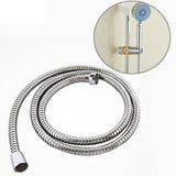 1.5m Flexible Stainless Steel Showerhead Hose Pipe Double Interlock Copper Interface Anti Burst Bath Water Pipe  Same-day Shipping on orders before 6PM (GMT+8)