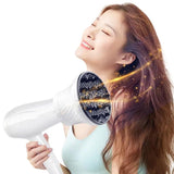 Universal Hair Diffuser Hair Dryer Air Hood Blow Curling Hair Styling Artifact Hair Drying Hood(White)