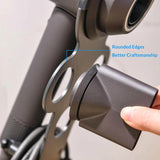 Dyson Supersonic Hair Dryer Desktop Holder Metal Stand with Cable Organizer(Black)