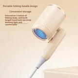 Foldable High-Speed Hair Dryer 800-1200W with Blue Light Care – Portable Travel Hair Dryer EU Plug