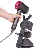 Dyson Supersonic Hair Dryer Desktop Holder Metal Stand with Cable Organizer(Black)