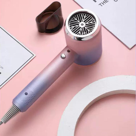 High-Speed Hair Dryer Salon & Home Blow Dryer with Blue Light Ionic Technology UK Plug