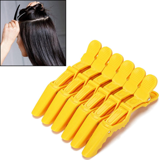 6 Pcs Professional Hair Sectioning Clips – Non-Slip Hair Styling Partition Tools for Salon & Barber Shop