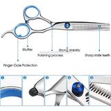 7pcs / Set Professional Hair Cutting Thinning Scissor Hairdressing Flat Shear Scissors Kit