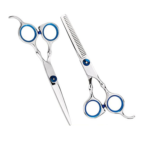 7pcs / Set Professional Hair Cutting Thinning Scissor Hairdressing Flat Shear Scissors Kit