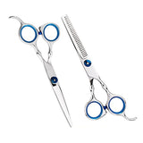 12 Pcs Professional Hair Cutting & Thinning Scissor Set – Hairdressing Flat Shear Barber Kit