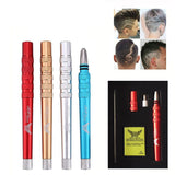 Professional Hair Engraving Pen & Eyebrow Razor – Stainless Steel Precision Hairdressing & Trimming Tool