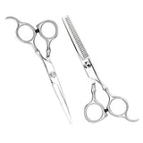12 Pcs Professional Hair Cutting & Thinning Scissor Set – Hairdressing Flat Shear Barber Kit