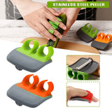 Palm Hand Peeler – Ergonomic Potato, Fruit & Vegetable Peeler for Kitchen
